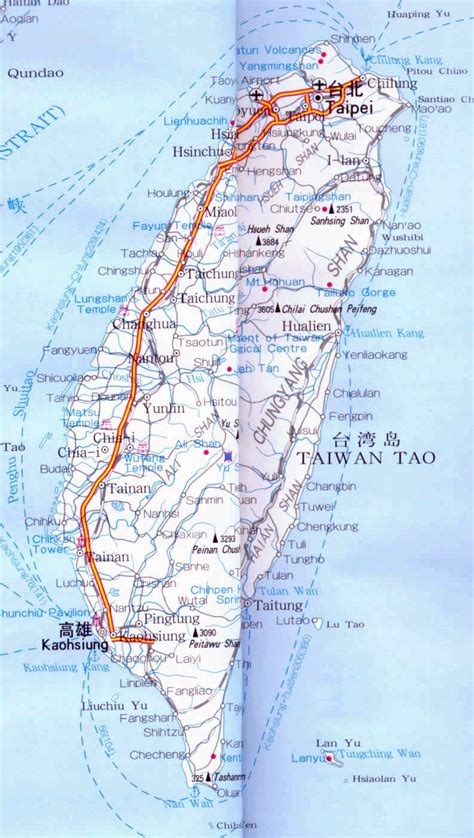 Maps of Taiwan | Detailed map of Taiwan in English | Tourist map of ...