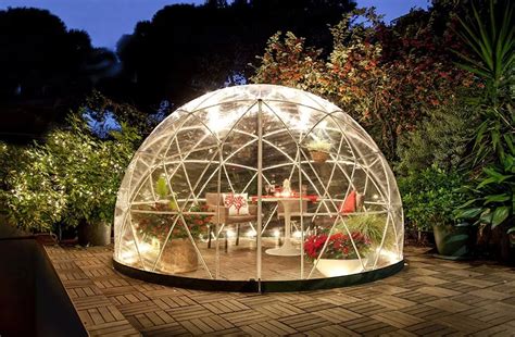 Prefabricated Glass Dome House Outdoor Glass Garden House - Buy ...