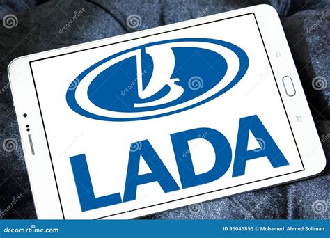 Lada car logo editorial image. Image of motor, daewoo - 96046855