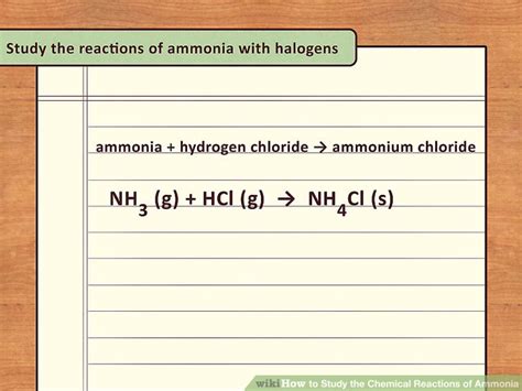 3 Ways to Study the Chemical Reactions of Ammonia - wikiHow Life