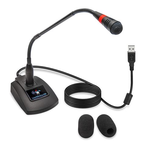 Buy ECS WordSentry | 19" Gooseneck Unidirectional USB Microphone with ...