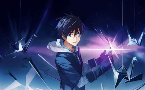 Anime Guy With Black Hair And Blue Eyes - retar