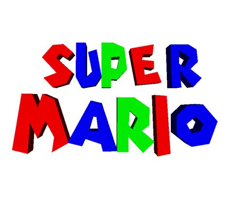 Super Mario 64 Logo Transparent Isolated PNG