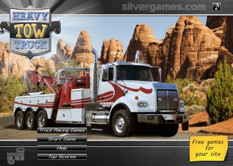 Heavy Tow Truck - Play Online on SilverGames 🕹️