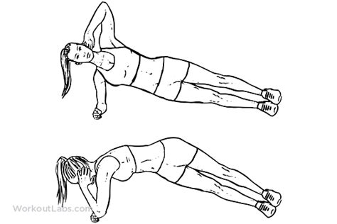 Side Plank Rotations / Elbow Twists | WorkoutLabs