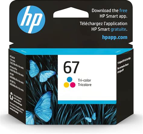 Buy Original HP 67 Tri-color Ink Cartridge | Works with HP DeskJet 1255 ...