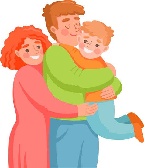 Free family hugging clipart, Download Free family hugging clipart png ...