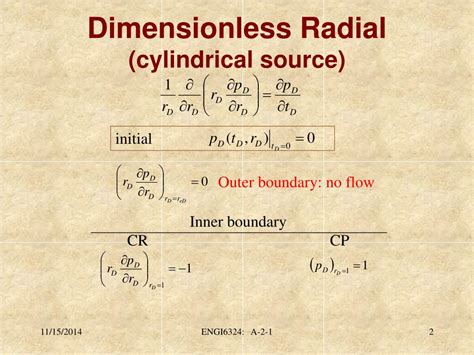 PPT - Radial flow equation PowerPoint Presentation, free download - ID ...