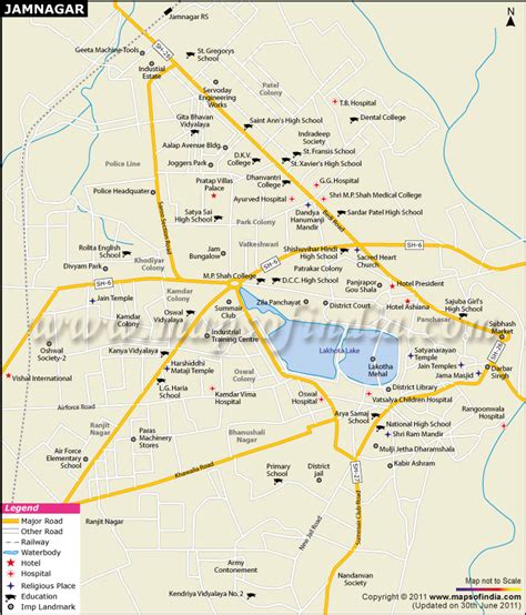 Jamnagar City Map