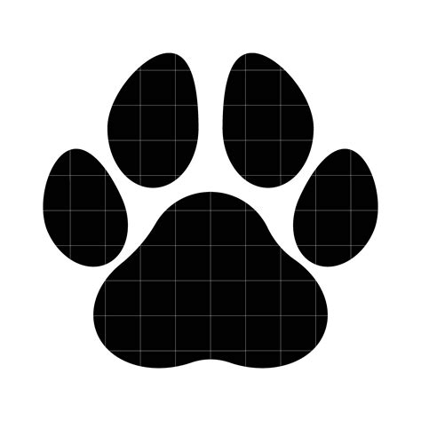 Paw Print SVG Paw SVG Dog Paw Cat Paw Paw Print Clip - Etsy