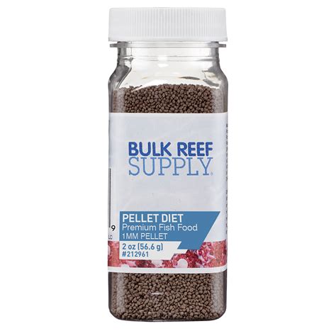 2oz Premium Saltwater Fish Food Pellets - Bulk Reef Supply - Bulk Reef ...