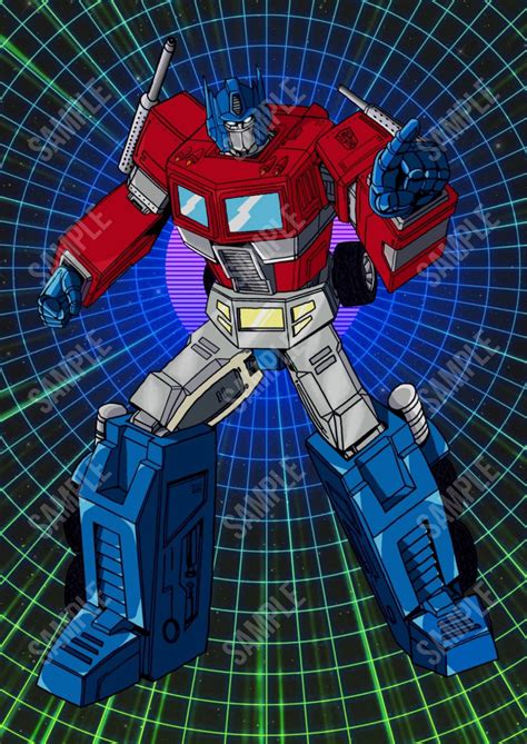 Transformers , Optimus Prime Wall Art Print - Etsy