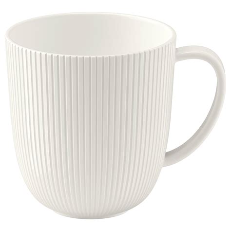 OFANTLIGT mug, white, 31 cl (10.5 oz) - IKEA CA