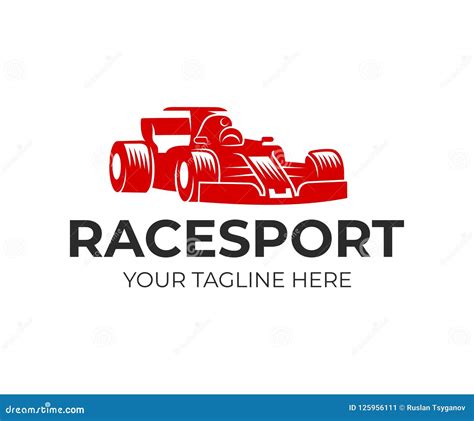 Race Car Logo Vector