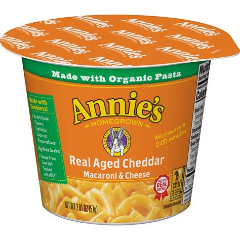 Annie's Real Aged Cheddar Mac & Cheese, 2.01 oz - Walmart.com - Walmart.com