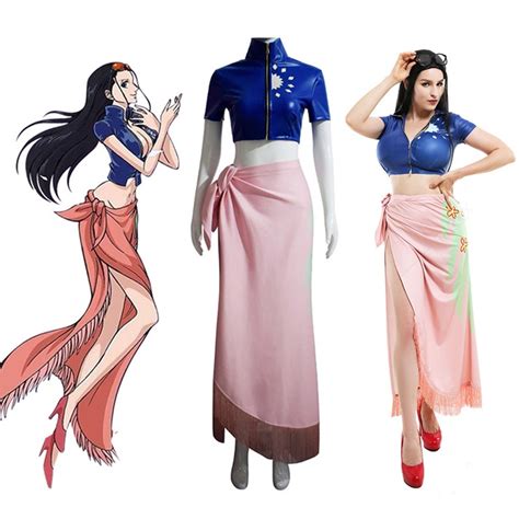 One Piece Nico Robin Cosplay Costume Dress Outfits Halloween Carnival ...