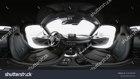 Car Interior 360 Panoramic Photo Orebro Stock Photo 2147585929 ...