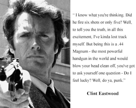 Clint Eastwood Dirty Harry Famous Quote Make My Day Movie Film - Etsy