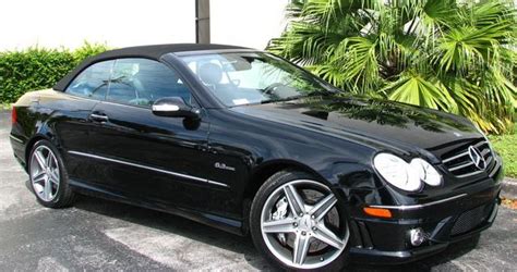 Stock 2007 Mercedes-Benz CLK63 AMG Cabriolet 1/4 mile Drag Racing ...