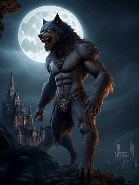 Download Werewolf, Wolf, Fantasia. Royalty-Free Stock Illustration ...