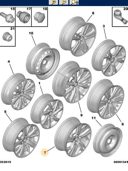 Peugeot 208 2012-2019 Alloy Wheel - 98015324XY