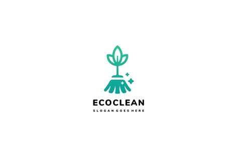 Eco Cleaning Logo Graphic by 3ab2ou · Creative Fabrica