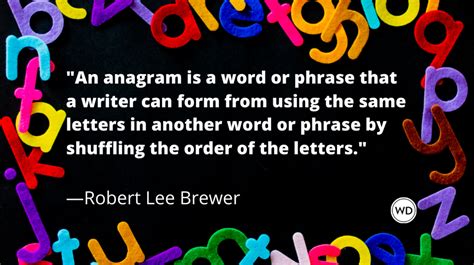 What Is an Anagram in Writing? - Writer's Digest