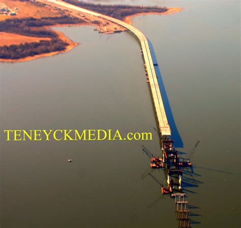 Lewisville Lake Toll Bridge Construction 2009, Aerial, Ten… | Flickr