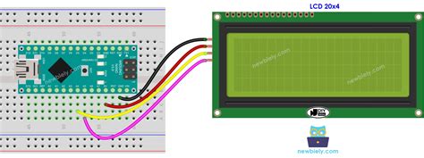 Arduino Nano - LCD 20x4 | Arduino Nano Tutorial