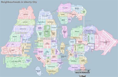 Gta combined map liberty city combined map - polwealth