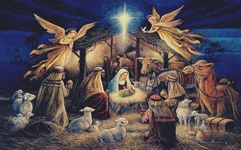 Nativity Scene Desktop Wallpaper (69+ pictures) - WallpaperSet