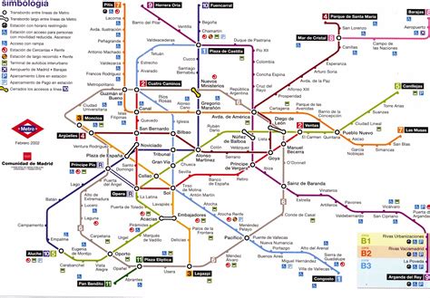 Madrid Metro Map Pdf - Tourist Map Of English