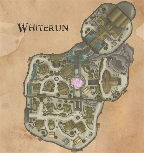 Skyrim - Whiterun Map by Mirhayasu on DeviantArt | Skyrim map, Fantasy ...