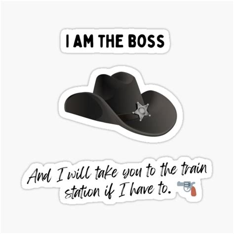 "Bossy" Sticker for Sale by Yerral | Redbubble