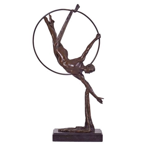 Aerial Ballet Acrobat Bronze Sculpture — AllSculptures