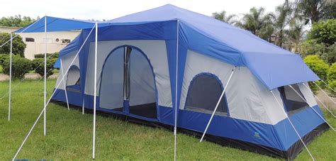 Deluxe 4 Room Cabin Tent 24'x10' | Large Camping Tent | Sleeps 12-16 ...