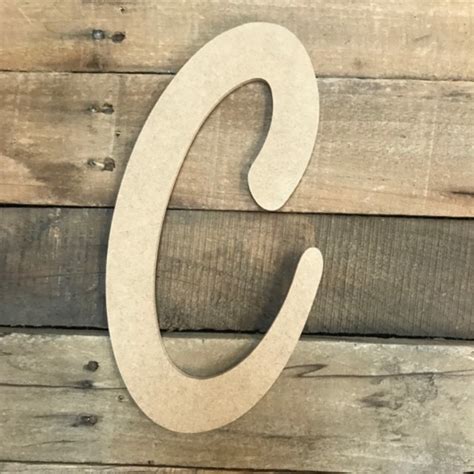 Cursive Wooden Letters, Large Wooden Letters, Wall Letters