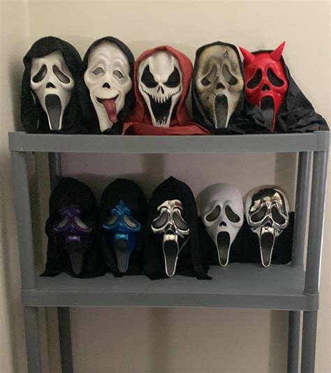 Ghostface collection, ever expanding! : r/Masks