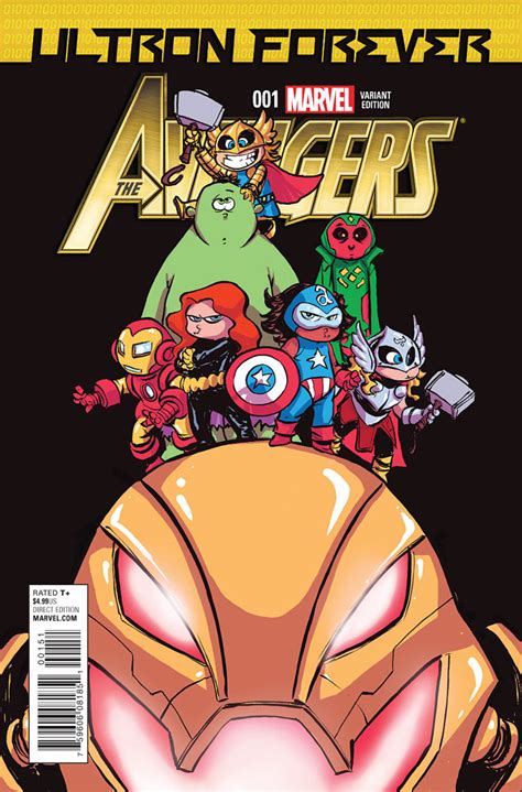 AVENGERS: ULTRON FOREVER (2015) #1 VF/NM SKOTTIE YOUNG VARIANT COVER ...