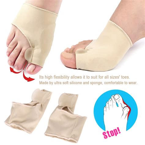 2Pcs/set Silicone Bunion Toe Separator Big Toe Bunion Splint ...