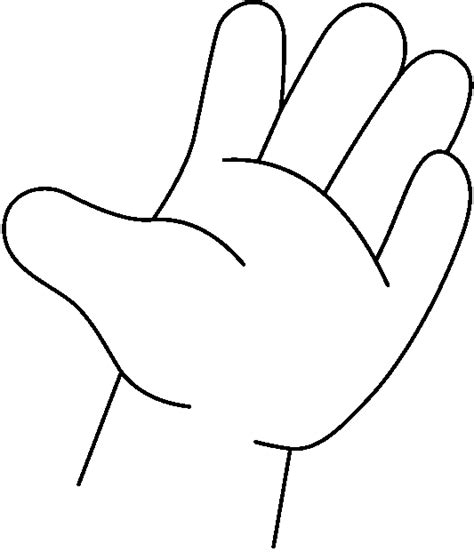 Two hands clipart black and white free – Clipartix