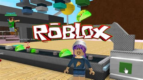 ROBLOX CANDY FACTORY TYCOON | GLOWING GREEN TACOS! - YouTube