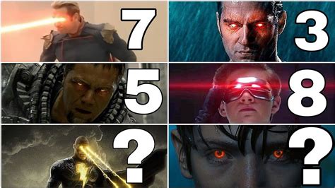 Top 10 most powerful laser eyes superheros & supervillain in marvel DC ...