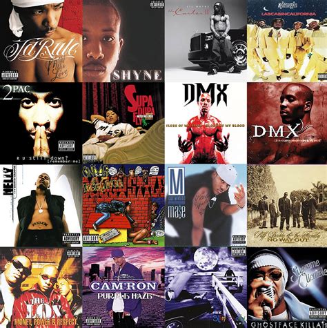 Rap Album Cover Art 90's and 2000's Edition Collage Kit DIGITAL ...