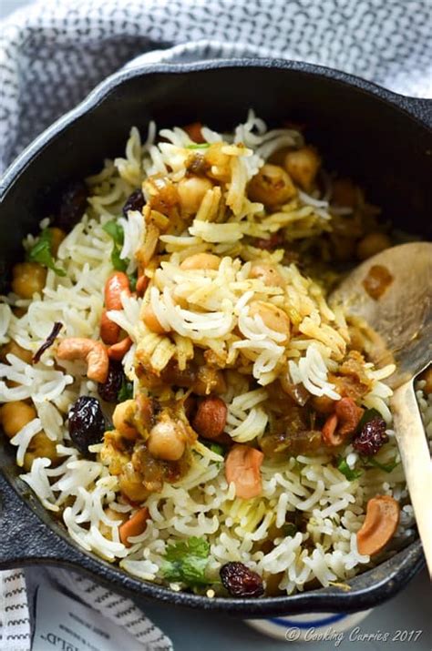 Chole Biryani | Basmati Rice with Chickpeas - Cooking Curries