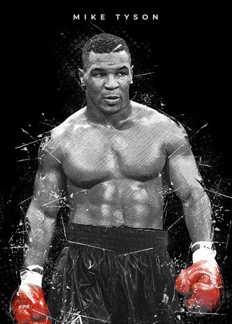 'Mike Tyson' Poster, picture, metal print, paint by Creative Shop ...