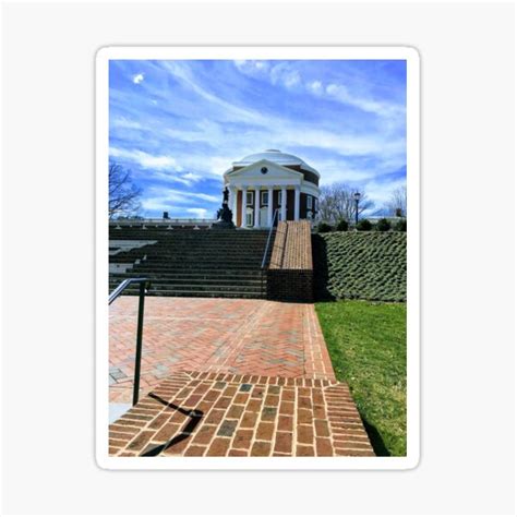 "uva rotunda" Sticker by uvawahoo | Redbubble