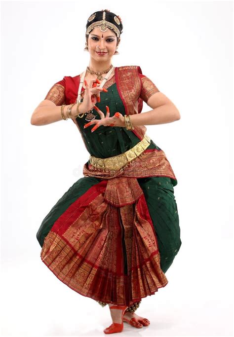 Lady Performing Bharatanatyam Dance Stock Photo - Image of custom ...