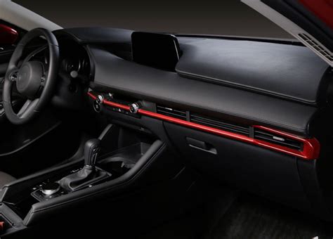 Mazda 3 20-23 Soul Red Interior Trims – Mikstore Car Accessories