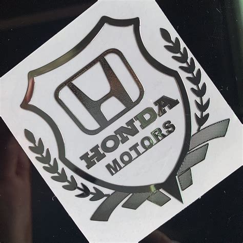 Metal Car sticker Emblem Logo Badge Decals for Honda Mugen-power Mugen ...